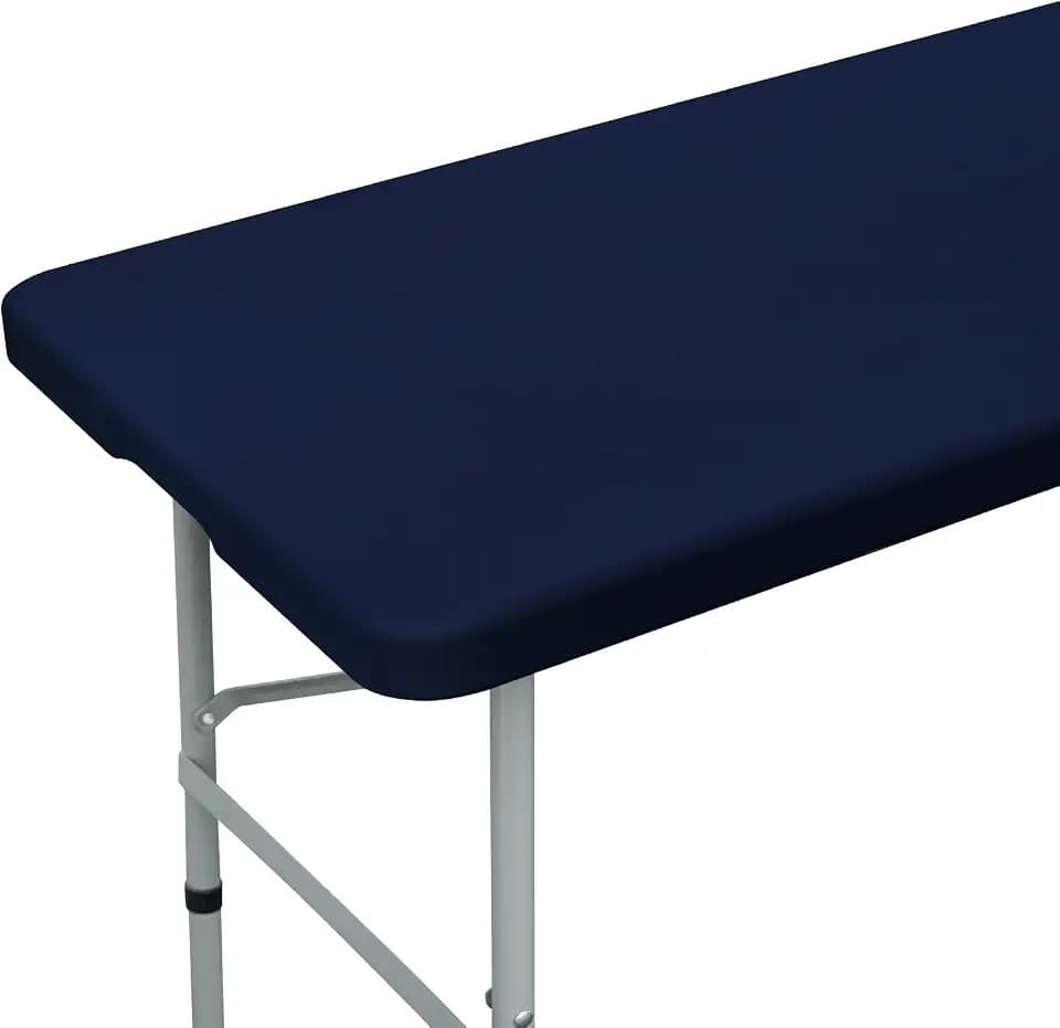 NEWISHER Fitted Rectangle Tablecloth 24x48 Inch, Elastic 4ft Table Cover