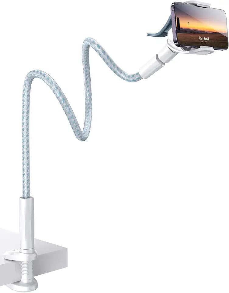 Lamicall Handy Halterung für Bett, Schwanenhals Handy Halter mit Langer Arm