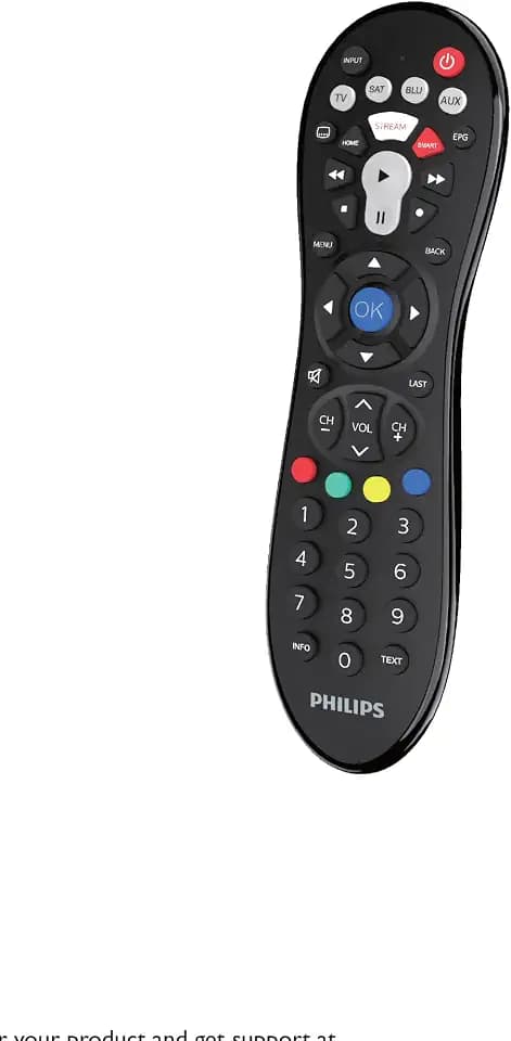 Universal-Fernbedienung 4 in 1 (nur für Fernseher) Philips – SRP3014/10