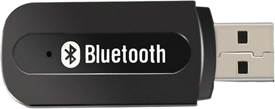 Bluetooth Empfänger, Tragbare 3,5 mm AUX Wireless Musik Audioadapter für Autoradio, Heim HiFi-Anlagen, Kopfhörer und Lautsprecher