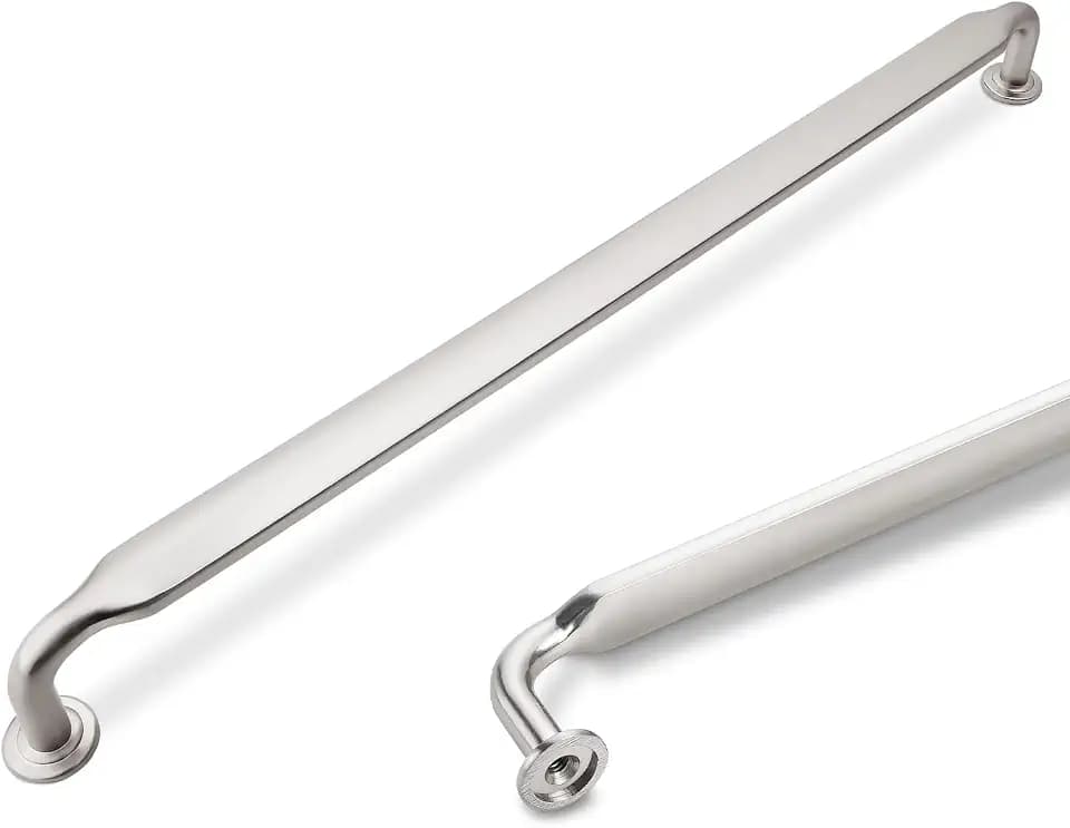6 Pack Brushed Nickel Cabinet Pulls 10 Inch(254mm) Kitchen Cabinet Handles Cabinet Hardware for Drawer Pulls