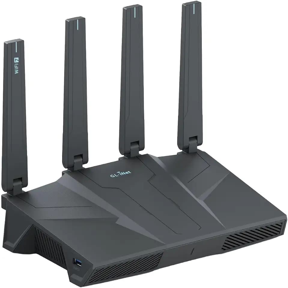 GL.iNet GL-BE6500 Flint 3e Wi-Fi 7 Router mit VPN für Heim und Gaming