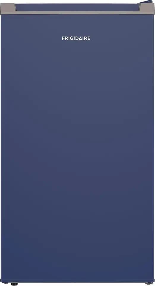 Frigidaire Mini Refrigerator, Compact Freezer Compartment, Adjustable Thermostat Control, Reversible Door, Contemporary Series, 3.2 cu ft, Blue