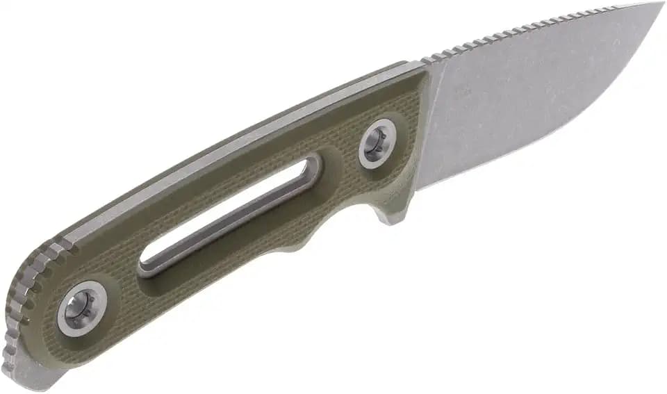 SOG Provider FX Outdoor Fixed Blade Knife for Hunters & Campers | 3.75" 154CM Stonewashed Steel Blade | Removable G10 Handles