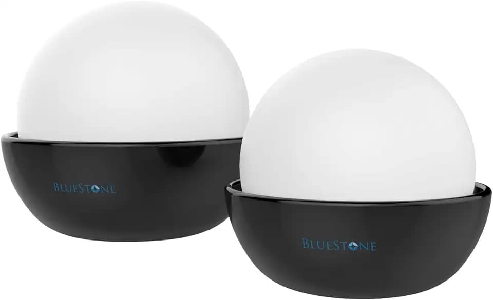 Humidifiers, Set of 2 Stone Decorative Ceramic Natural Water Humidifier, Non-Electric Battery Free for Bedrooms, Great for Babies by Bluestone