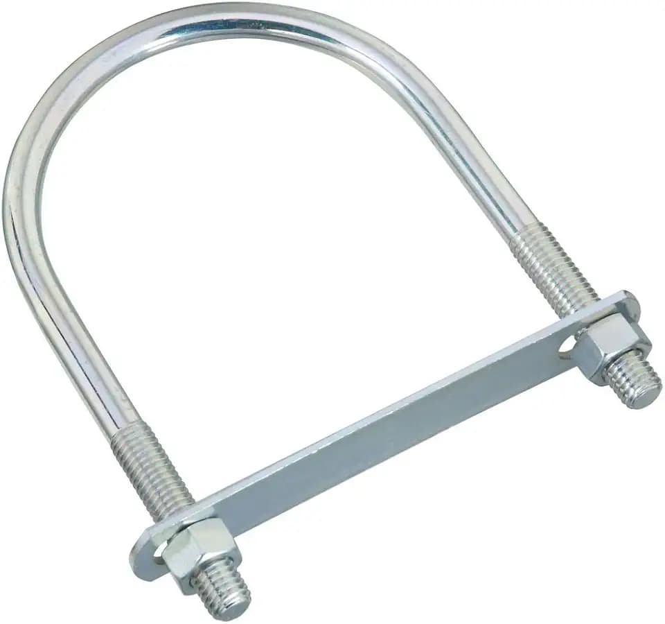 National Hardware U Bolt, #882-1/2" x 4-1/2" x 7", Steel, Zinc Plated