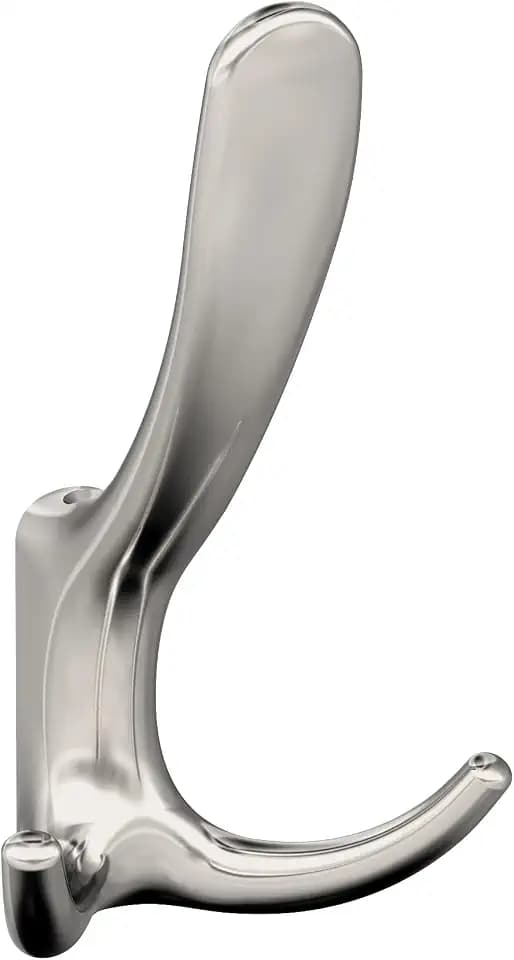 Amerock Finesse Triple Prong Polished Nickel Wall-Mounted Hook