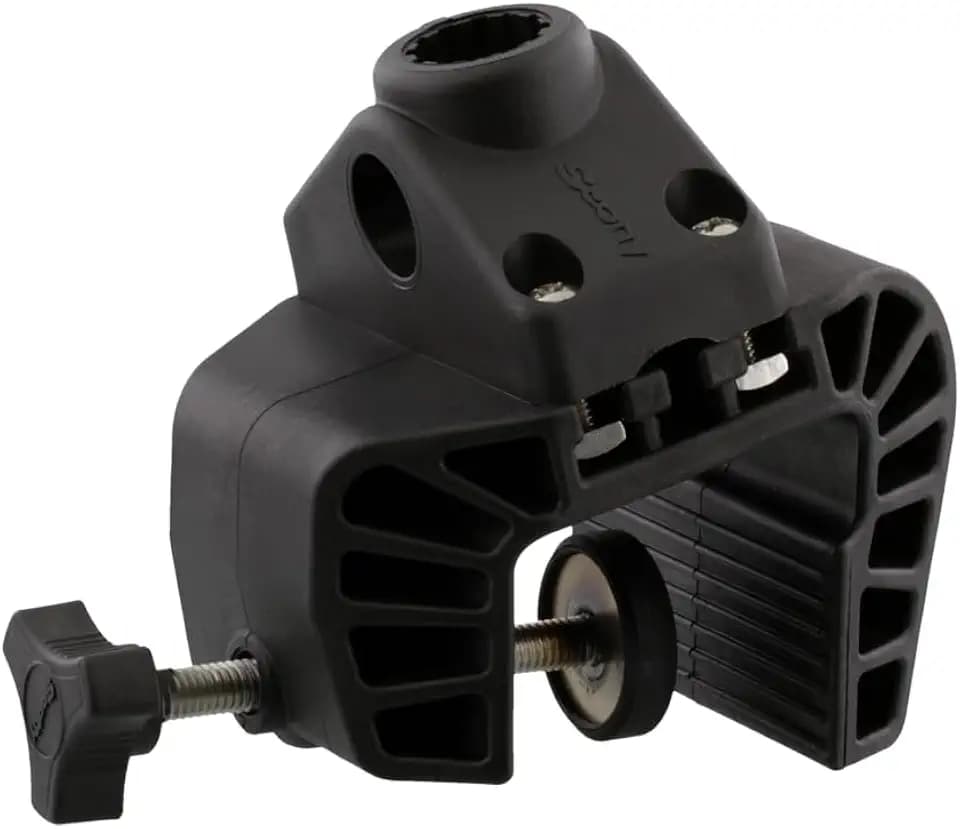Scotty 0449 Portable Nylon Clamp Mount with 241 Side Deck Mount,Black