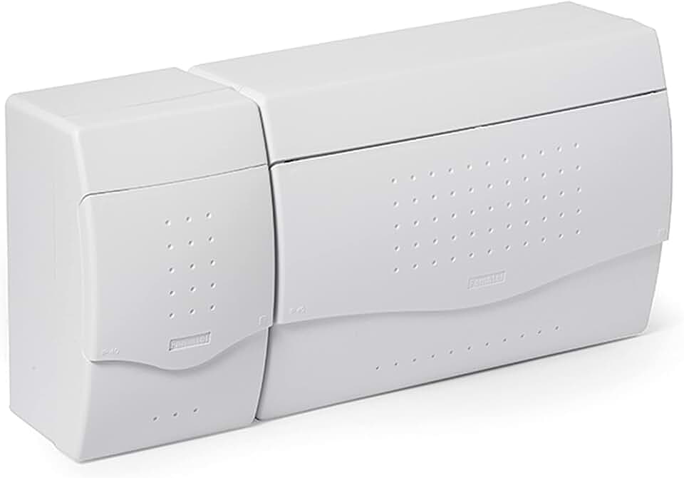 FAMATEL – Aufputzschrank Nuova | IP40 | ICP 32+14 Elemente | 195x404x100 | Lichtundurchlässige Tür