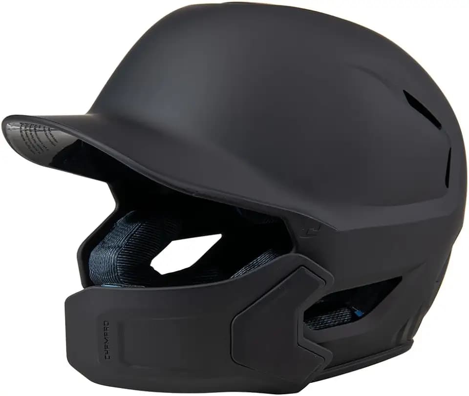 Champro HXE Matte Baseball Batting Helmet with Jaw Guard