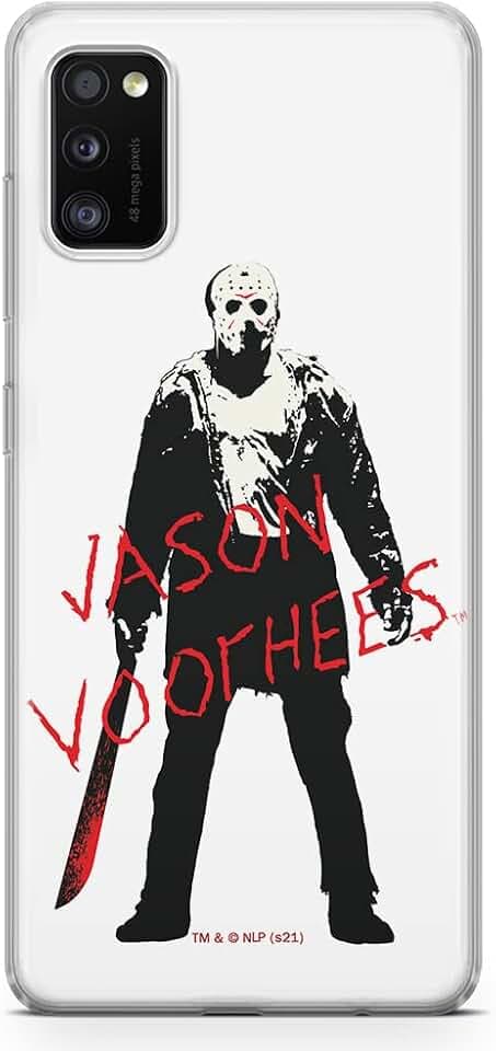 ERT GROUP Handyhülle für Samsung A41 Original und offiziell Lizenziertes Horror Muster Friday The 13th 017 optimal an die Form des Handy angepasst, hülle aus TPU