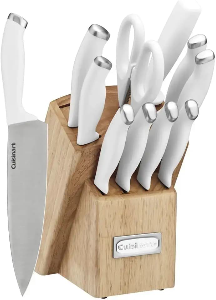 Cuisinart 12-Piece Knife Block Set, Stainless Steel Blades, C77SSW-12P