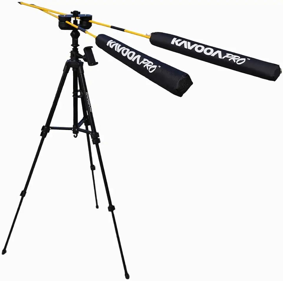Golf Swing Trainer with Tripod & Phone Holder – Golf Training Aid for Swing Speed, Alignment, Accuracy & Distance