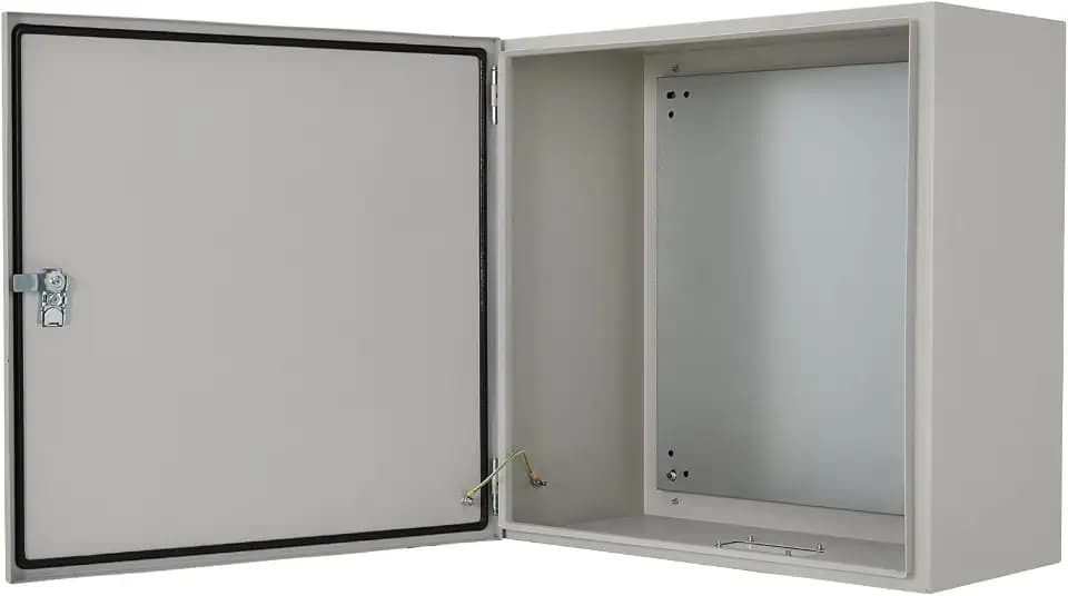 Garvee Outdoor Electrical Box, 16"x16"x6" NEMA 4X Steel Enclosure, IP67 Waterproof & Dustproof, Lockable Electrical Junction Box with Mounting Plate and 2 Keys, Indoor and Outdoor Use