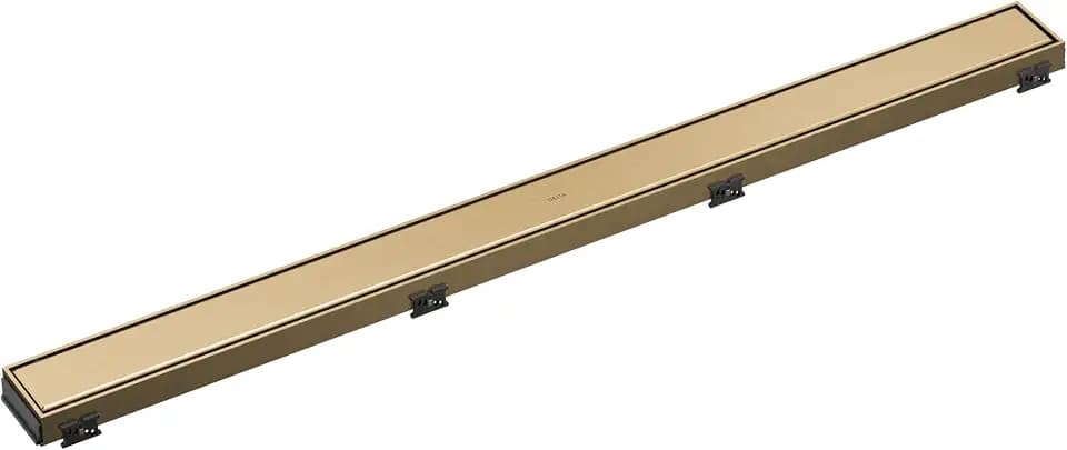 Delta Faucet 36-Inch Reversible Linear Shower Drain Trim in Champagne Bronze