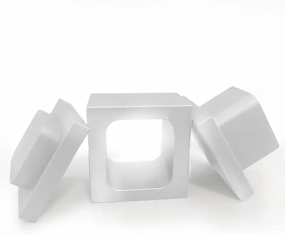 Pre Press Mold Made of Food Grade Anodized 6061 Aluminum (Silver, 1.5x1.5 inch)