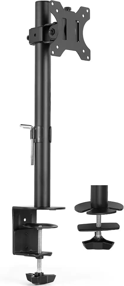 VIVO Einziger Monitor einstellbare Neigungstischhalterung für 1 Steht LCD-Bildschirm bis zu 32" (Stand-v001c)