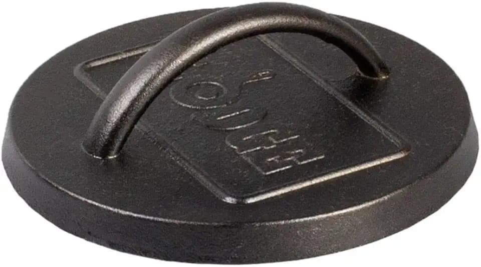 Lodge Pre-Seasoned Cast Iron Burger Press, 6.25 Inches