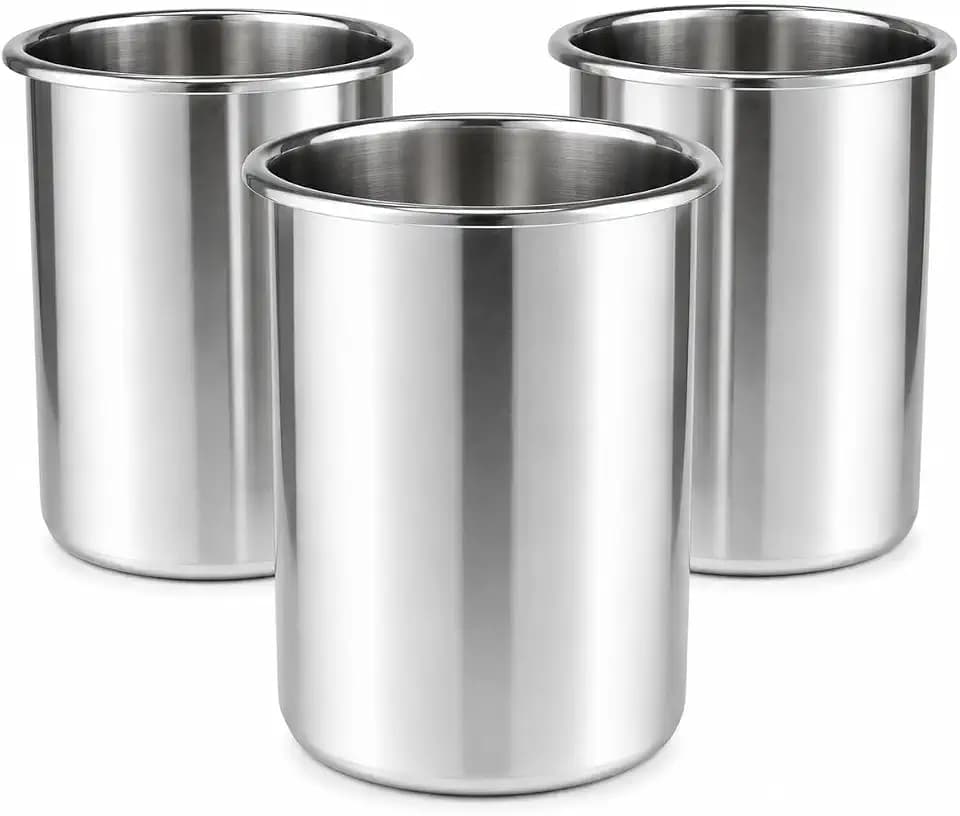 OCS Parts 3-Pack 2 Quart Bain Marie Pots | 6-7/8" x 4-3/4"