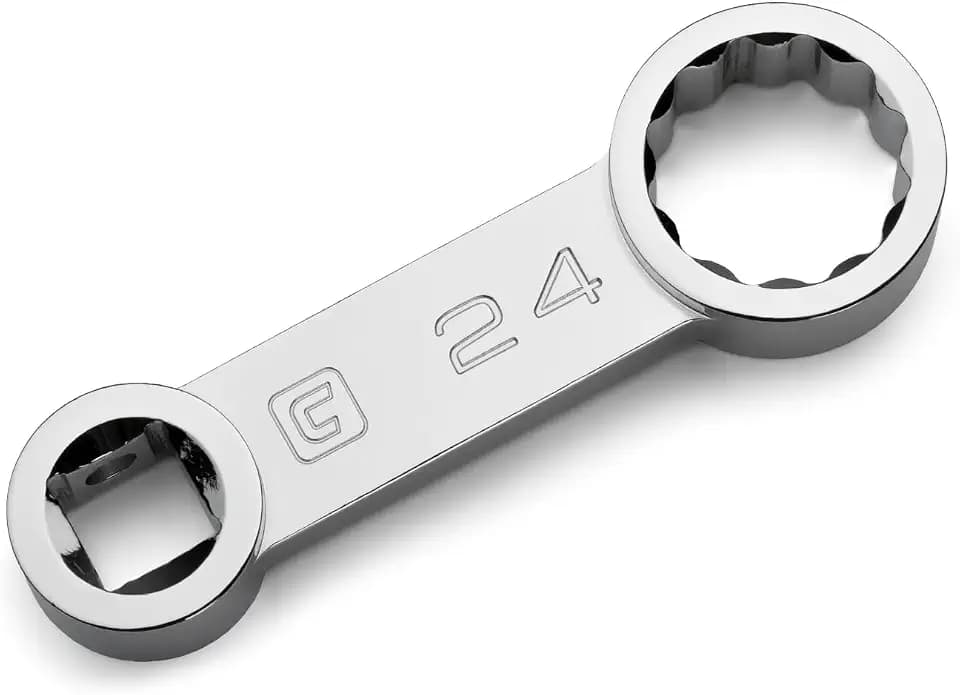 Capri Tools 1/2 in. Drive 24 mm Torque Adapter, 12-Point Box End