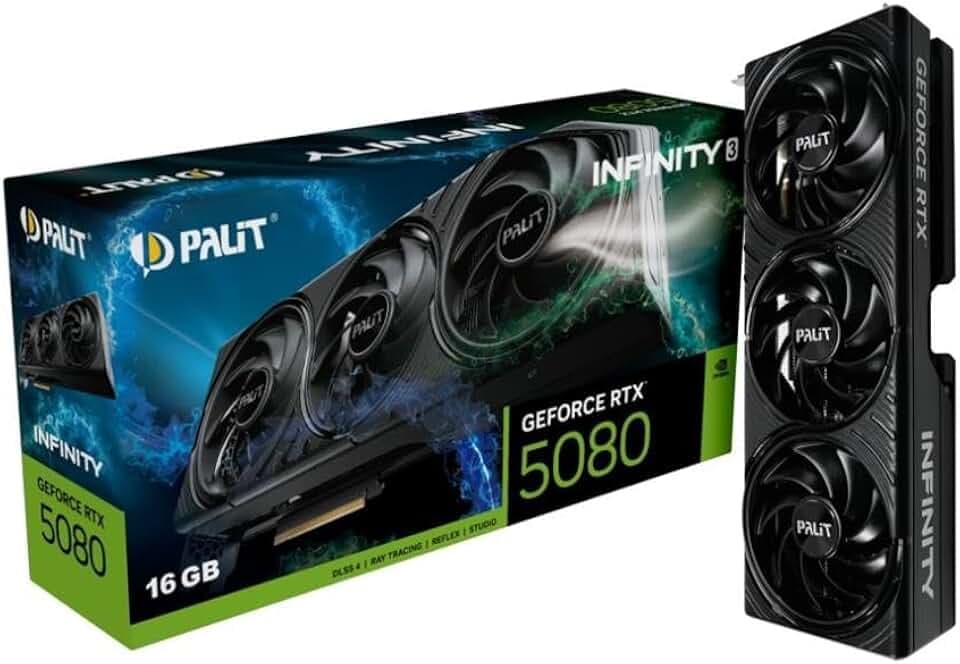 Palit GeForce RTX 5080 Infinity 3 16GB GDDR7 Gaming Grafikkarte