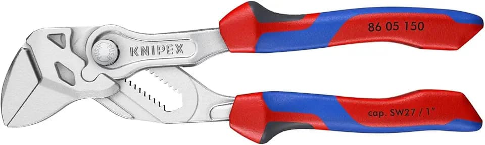 KNIPEX Tools 86 05 150 6-Inch Pliers Wrench Comfort Grip