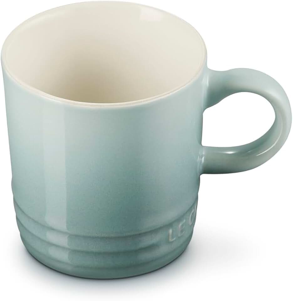 Le Creuset Stoneware Espresso Mug, 3 oz., Sea Salt