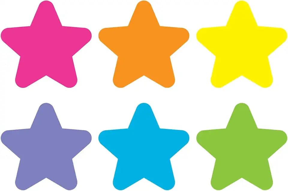 Spot On Carpet Markers: Bright Stars - 4"