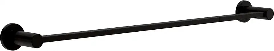 Franklin Brass Kildare (1-Pack) 18'' Towel Rack w/ 6" Extender for Bathroom Matte Black Towel Bar for Bathroom Wall Mounted Towel Holder Rod KLD26-MB