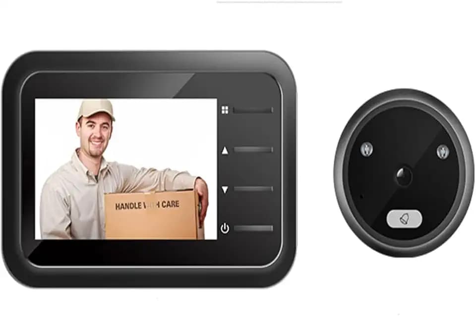 Digital TüR Spion, 2,4-Zoll-Tft-LCD-Display 120 Grad Weitwinkel Elektronisches Katzenauge Panzerriegel WohnungstüR Smart/Ce-Zertifizierung