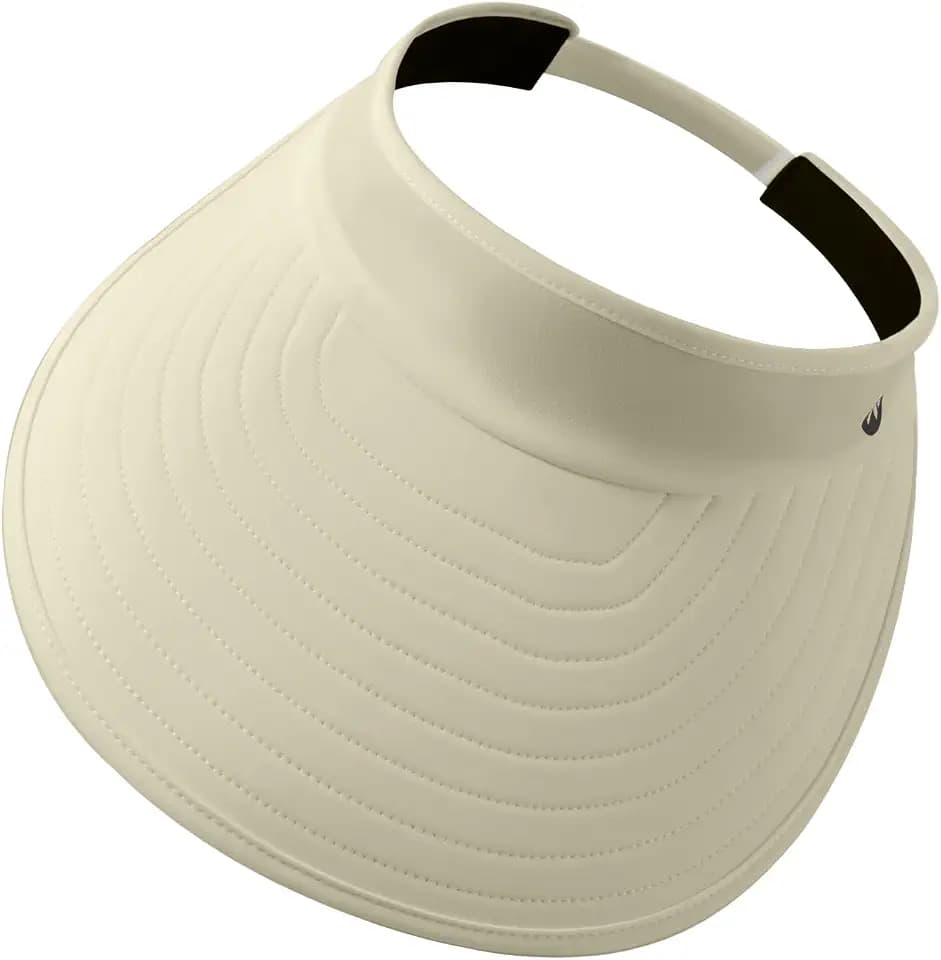 WANDER Sun Visor Hat Wide Brim Packable Large Beach Cap for Women