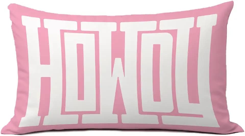 Western Pillow Covers 18x18, Howdy Pillow Cover, This Ain't My First Rodeo Pillow Cover, Farmhouse, Southwestern, Ranch (Pink)