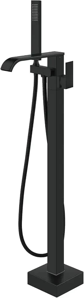 Aolemi Freestanding Tub Faucets Bathtub Filler Stand Alone Matte Black