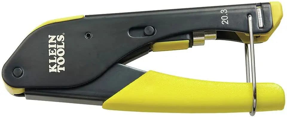 Klein Tools VDV212-008-SEN Compact Compression Crimper, F-Connector
