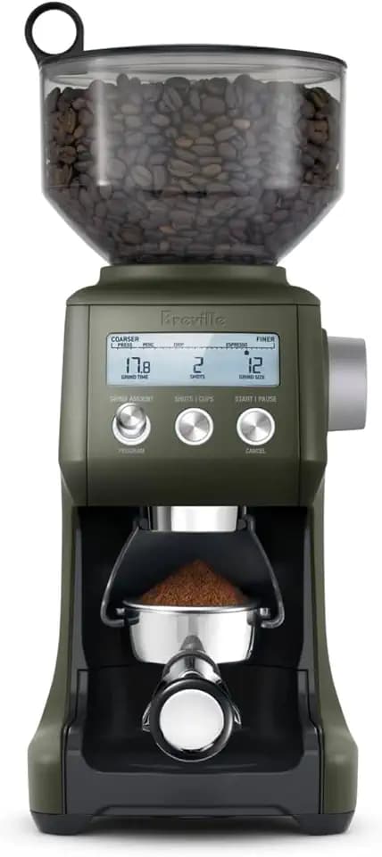 Breville BCG820OLT Smart Grinder Pro, Olive Tapenade