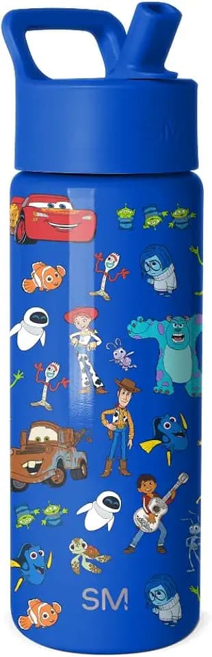 Simple Modern Disney Pixar Kids Water Bottle & Toddler Cup | 18oz