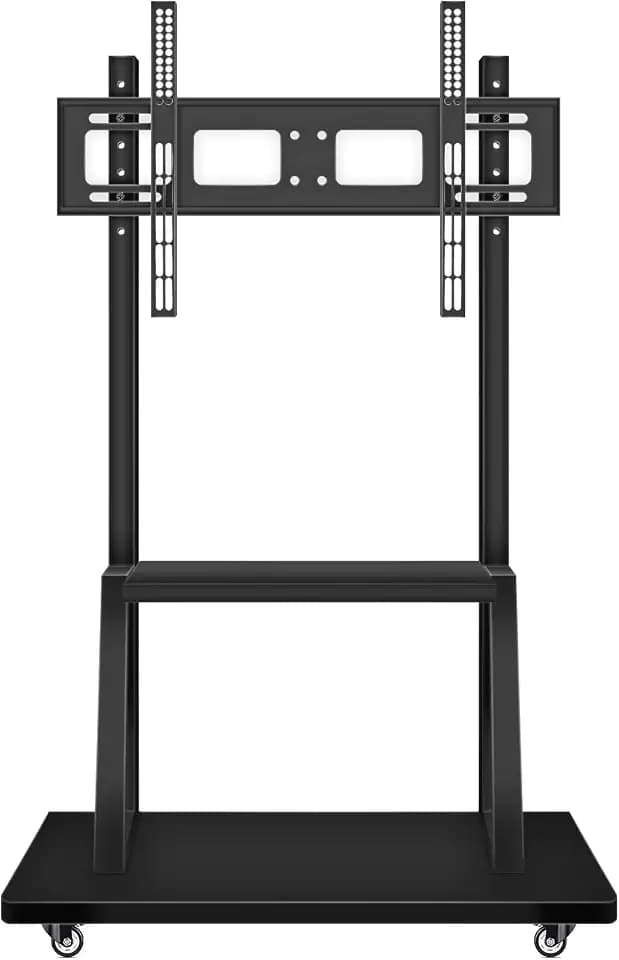 Mobile TV Cart,JYXOIHUB, Rooling TV Stand with Wheels for 32 to 65 Inch LCD LED OLED Plasma Flat Panel Screens up to 100lbs AVA1500-60-1P (Black)