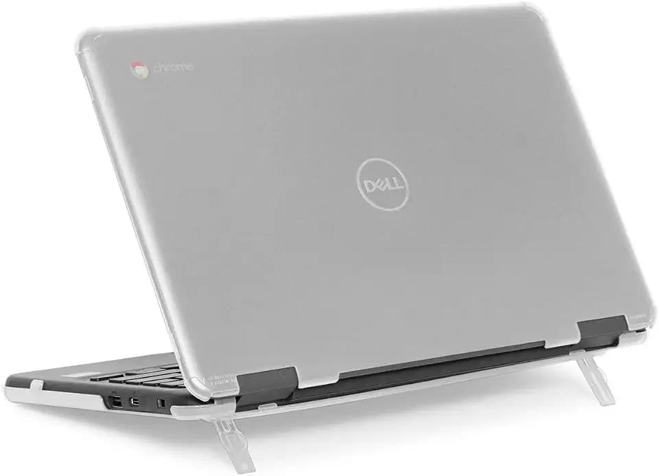 mCover Case Compatible for 2019~2022 11.6" Dell Chromebook 3100/3110 Education Clamshell (180 ° Hinge) Laptop ONLY (NOT Fitting Any Other Dell Models) - Clear