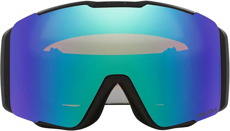 Oakley Line Miner Pro Low Bridge Fit Snow Goggle, Matte Black Strap w/Prizm Snow Argon Iridium Lens, Medium
