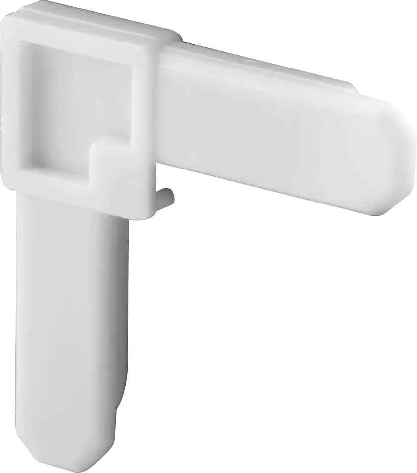 Prime-Line MP7726-50 Screen Frame Corner, 7/16 In. x 3/4 In., White Plastic (50 Pack)