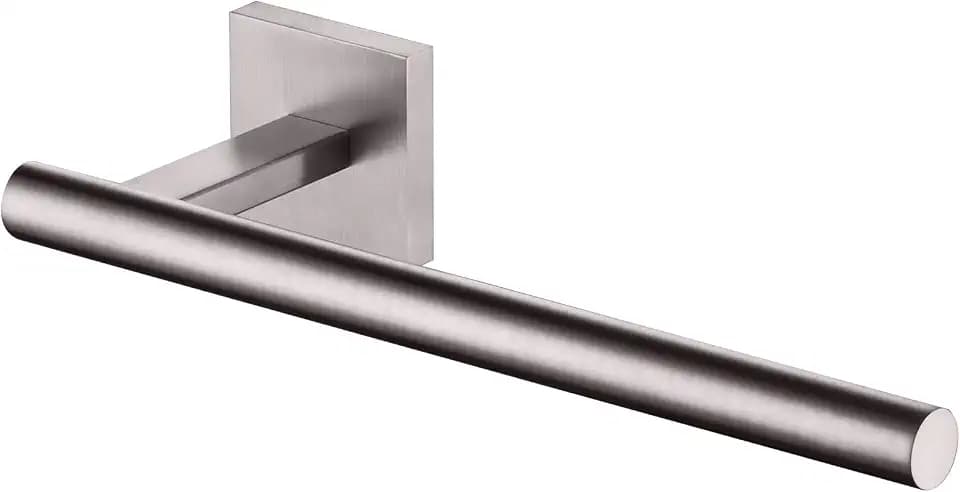 KOKOSIRI Towel Holder Brushed Nickel Bathroom Accessory Hand Towel Bars Wall Mounted Kitchen Cabinet Paper Holder Stainless Steel, B3008BR