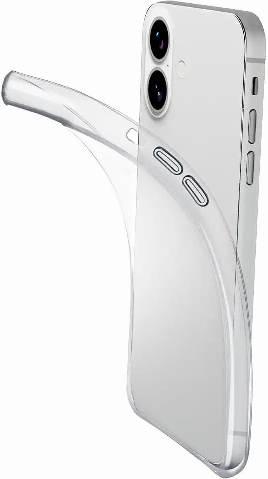 cellularline - Fine - Kompatibel mit iPhone 17 - Ultradünne Transparente Hülle - Kratzfest und Vergilbungsfrei