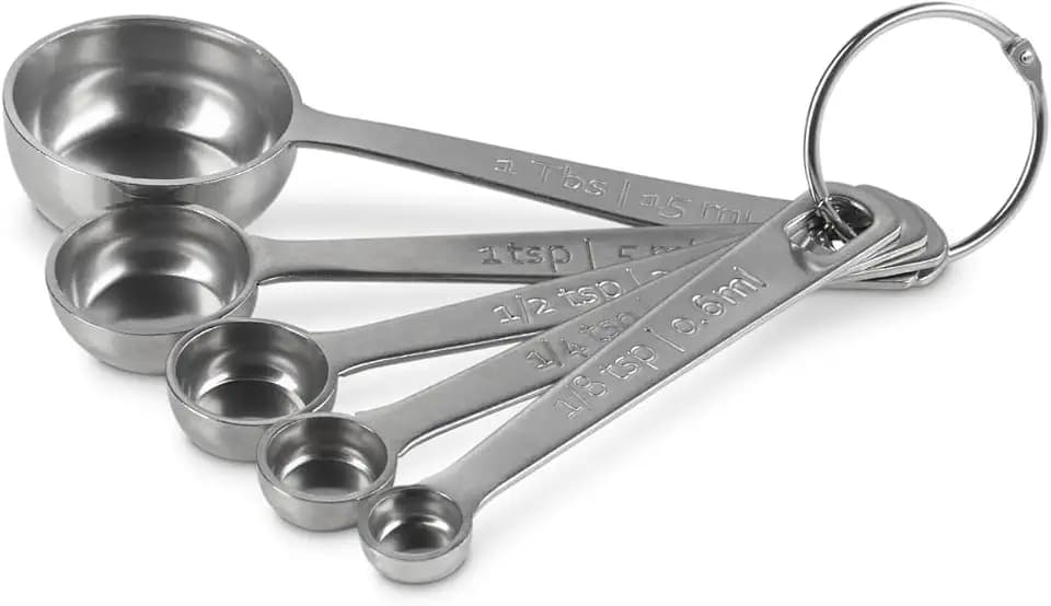Le Creuset Stainless Steel Measuring Spoons, Set of 5