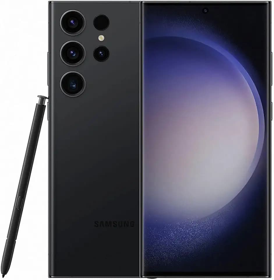 Samsung Galaxy S23 Ultra 5G Smartphone Dual-SIM RAM 12 GB / Interner Speicher 512 OLED-Display 6.8" 3088 x 1440 Pixel 120 Hz 4x x Rückkamera 200 MP 10 front camera Phantomschwarz
