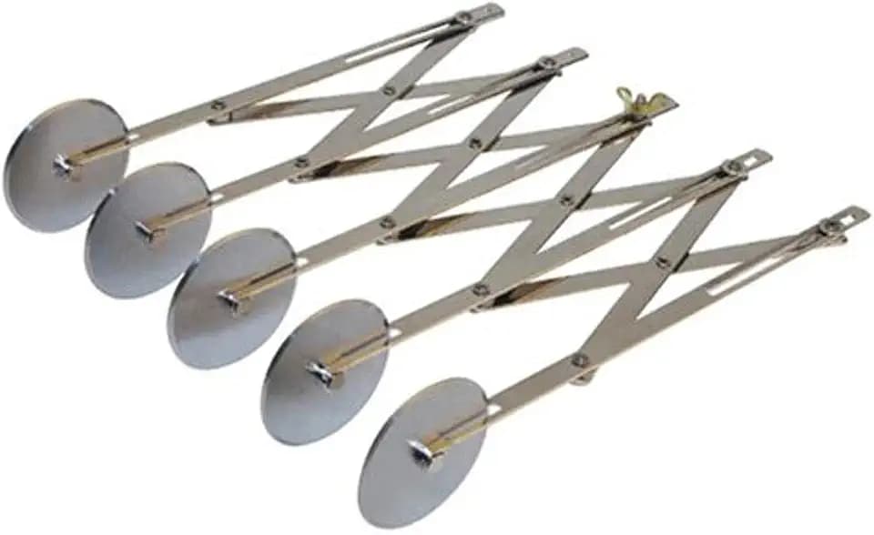 Winco 5 Wheel Adjustable Stainless Steel Dough Divider