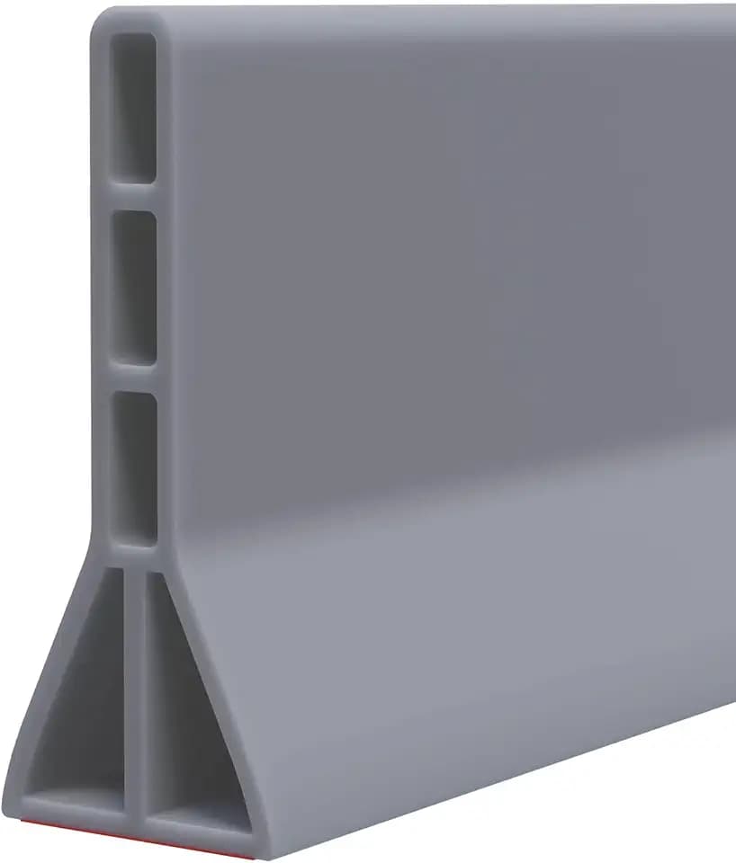Raycity 3"H Shower Threshold Water Dam, Shower Water Guard (59 inch, Grey)