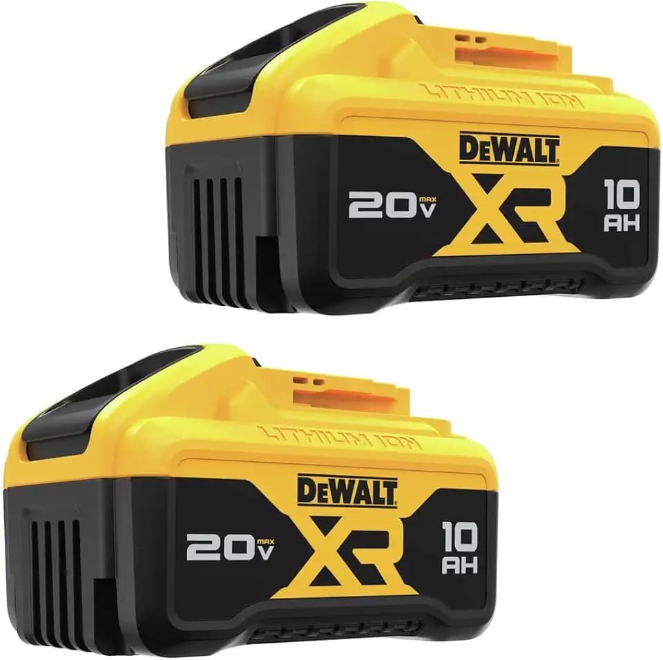 DEWALT 20V MAX 10 Ah Lithium Ion Battery 2-Pack (DCB210-2)