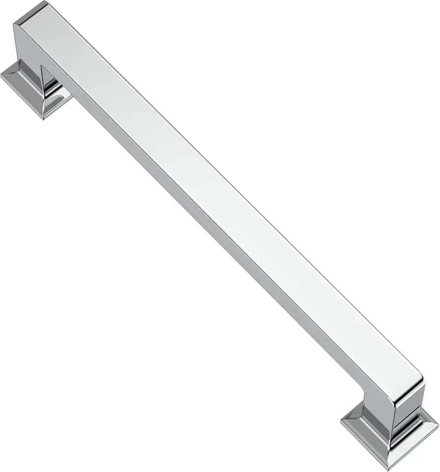 Alzassbg 5" Polished Chrome Cabinet Pulls and Handles 10 Pack, AL3046CP