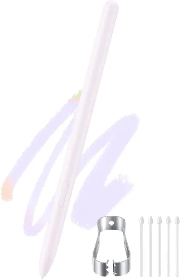 Galaxy Tab S9 FE S Pen Replacement for Samsung Galaxy Tablet S9 FE+/S10 FE Plus Stylus - Air Command, Magnetic Attraction, Tablet S9 FE/S10 FE+/S10 Lite Stylus Pen (Lavender)