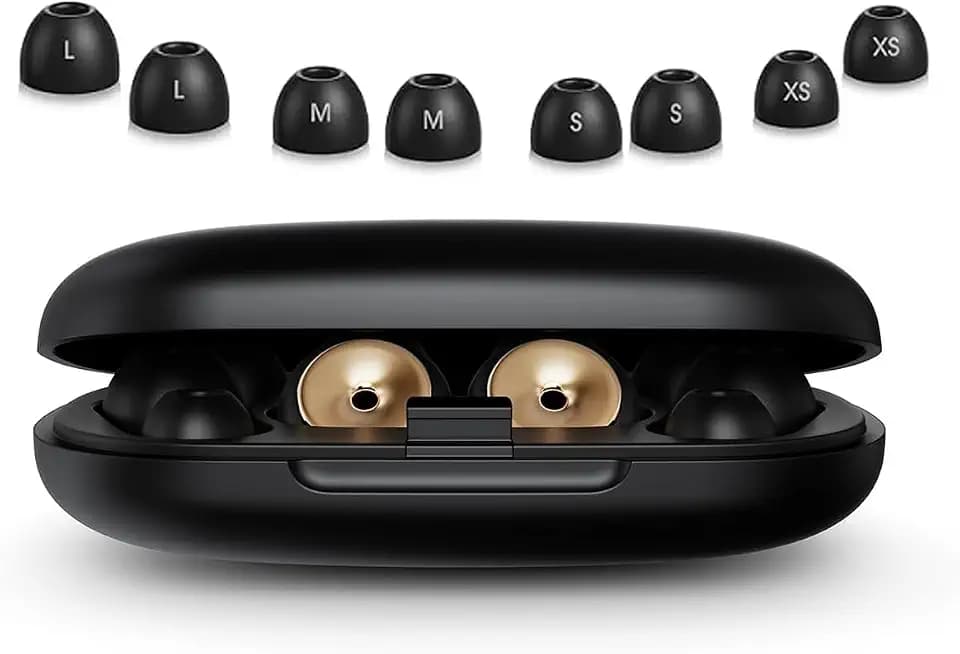 Ear Plugs Noise Cancelling for Sleeping: 45dB Earplugs with 8 Eartips & Ultra-Soft Silicone - Reusable Earbuds for Concerts, Travel, Snoring, Side Sleepers